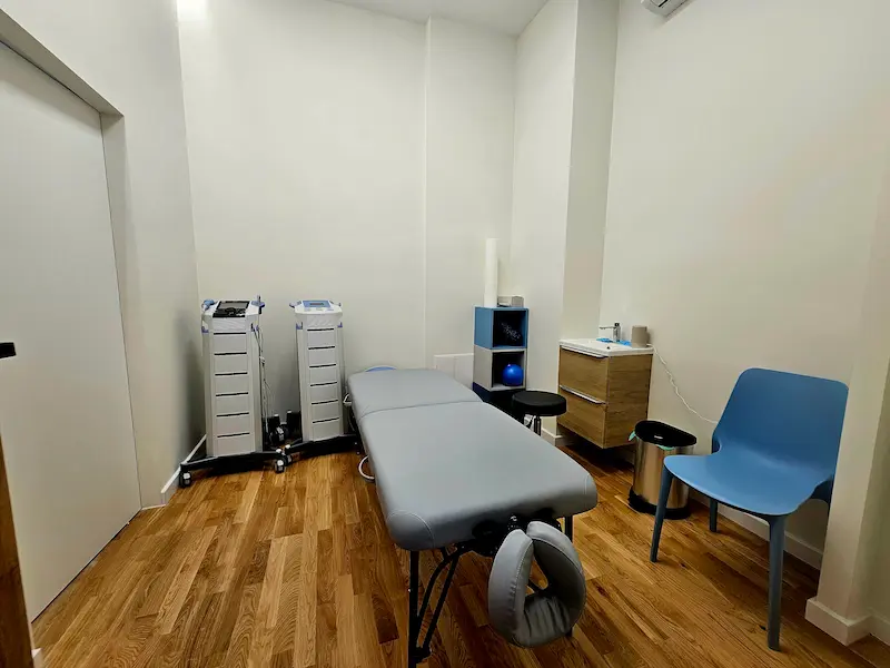 Wnętrze gabinetu KINETIK fizjoterapia w Nowym Dworze Mazowieckim